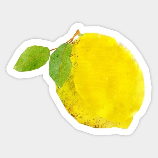 Lemon Sticker by Babban Gaelg